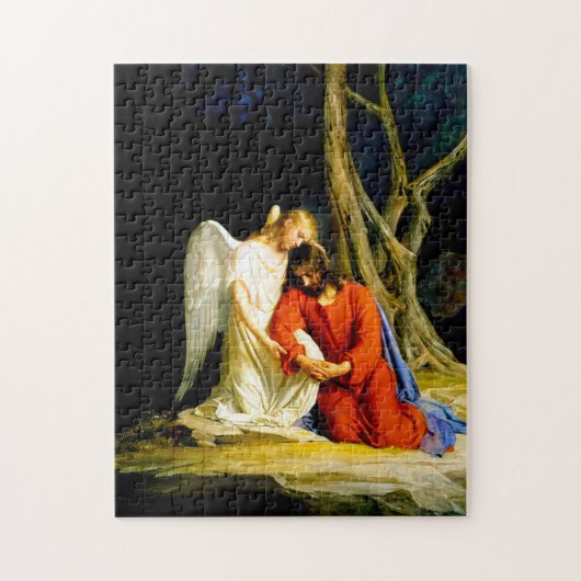Gethsemane by Carl Bloch Legpuzzel (Verticaal)