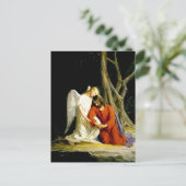 Gethsemane Carl Bloch Briefkaart (Staand voorkant)