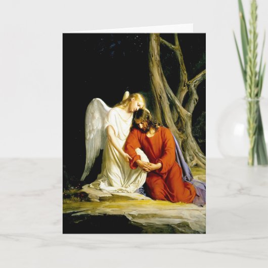 Gethsemane Carl Bloch Kaart (Voorkant)