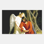 Gethsemane Carl Bloch Rechthoekige Sticker (Voorkant)