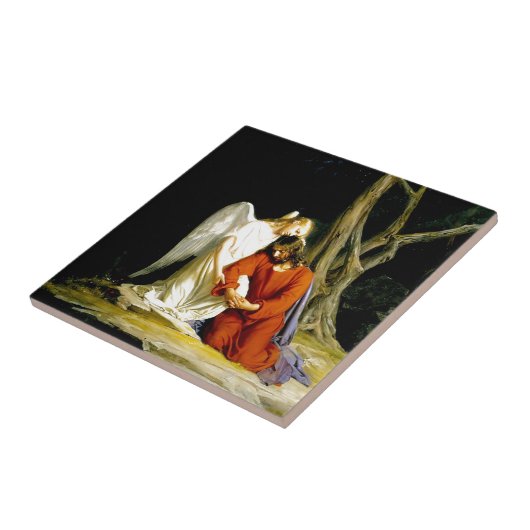 Gethsemane Carl Bloch Tegeltje (Zijkant)