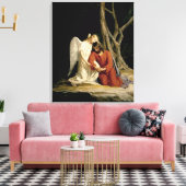 Gethsemane digitaal gerestaureerd canvas afdruk (Insitu (Woonkamer))
