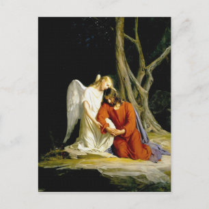 Gethsemane door Carl Heinrich Bloch 1805 Briefkaart