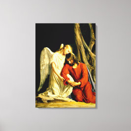 Gethsemane - kunstwerk van Carl Bloch Canvas Afdruk