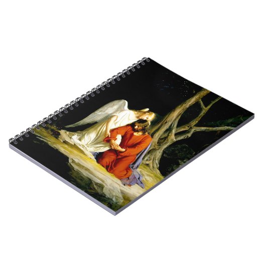 Gethsemane van Carl Bloch. Christelijk cadeau Notitieboek (Linkerzijde)