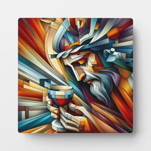 Gethsemane's lijdensweg fotoplaat (Voorkant)