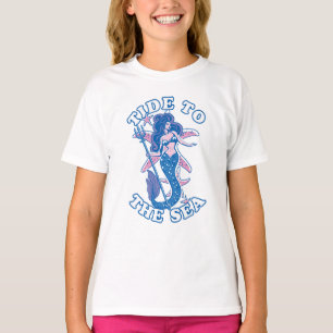 Getij naar het Zee Ocean Lover Zeemeermin T-shirt