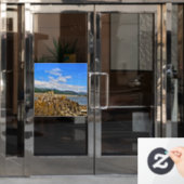 GETIJDE RIVIER RAAMSTICKER (Kantoordeur)