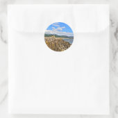 GETIJDE RIVIER RONDE STICKER (Tas)