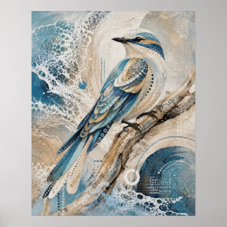 Getijde Zangvogel Poster