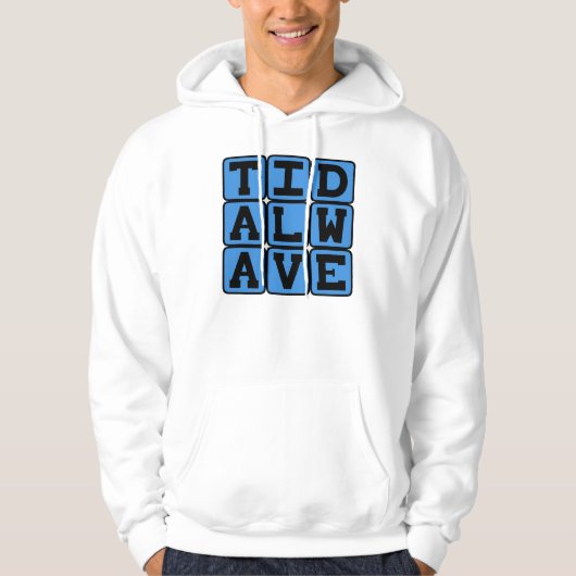 Getijdegolf, Gewelddadige Tsunami Hoodie (Voorkant)