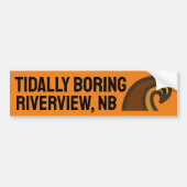Getijdeigen Boring Riverview, NB Bumpersticker (Voorkant)