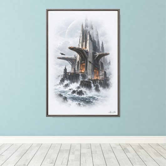 Getijden Citadel Canvas Afdruk (Insitu (Houten vloer))