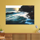 Getijden in beweging canvas afdruk (Insitu (Woonkamer))