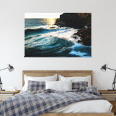 Getijden in beweging canvas afdruk (Insitu (Slaapkamer))