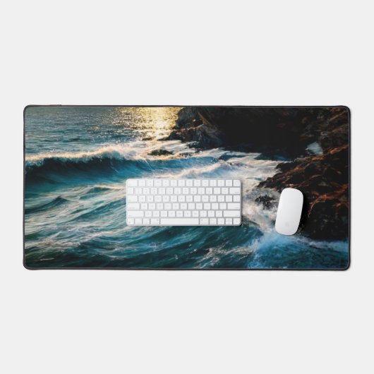 Getijden in Motion Desk Mat (Keyboard & Muis)