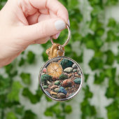 GETIJDEN UIT! SEASCAPE Hand geschilderd ORIGINELE  Sleutelhanger (Hand)