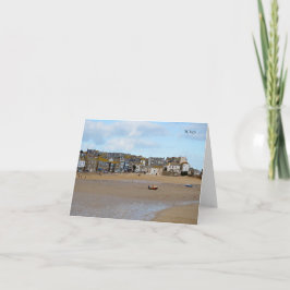 Getijden uit St Ives Cornwall Engeland Kaart