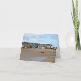 Getijden uit St Ives Cornwall Engeland Kaart