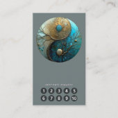 Getijden van Evenwicht | Yin Yang Design Visitekaartje (Voorkant)
