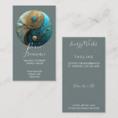 Getijden van Evenwicht | Yin Yang Design Visitekaartje (Voorkant / Achterkant)