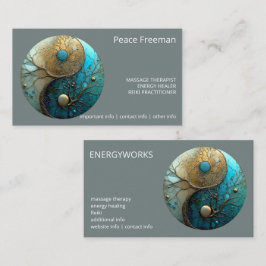 Getijden van Evenwicht | Yin Yang Design Visitekaartje