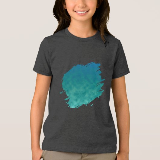 getijdenaarde hemel Tri-Blend shirt (Voorkant)