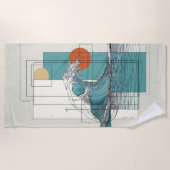 Getijdenbalans Strandlaken (Voorkant)