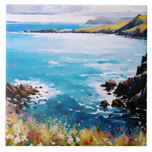 Getijdendromen en weidewind tegeltje