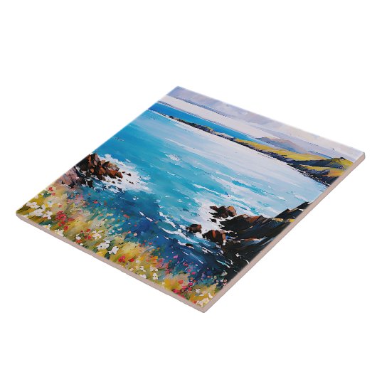 Getijdendromen en weidewind tegeltje (Zijkant)