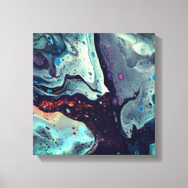 Getijdenecho's 1 canvas afdruk