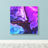 Getijdenecho's 3 canvas afdruk (Insitu (Houten vloer))