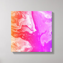 Getijdenecho's 4 canvas afdruk