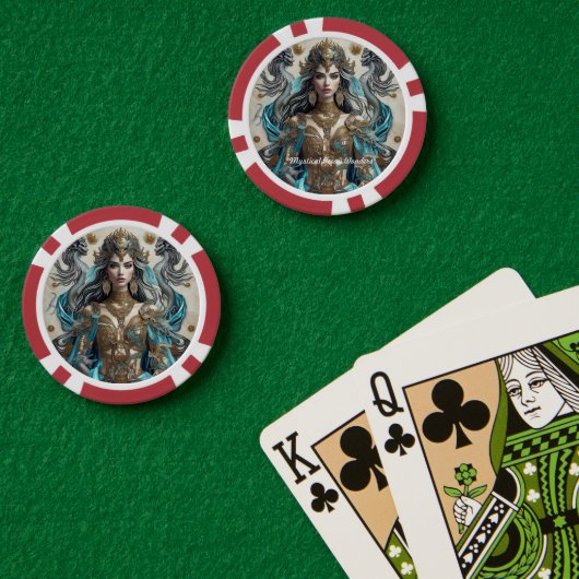 "Getijdenmythologie" Poker Chips (Pokertafel (Dubbel))