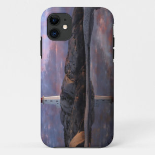 Getijdenpoel bij vuurtoren iPhone 11 hoesje