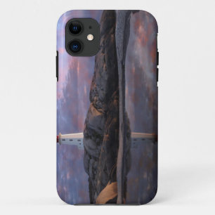 Getijdenpoel bij vuurtoren iPhone 11 hoesje