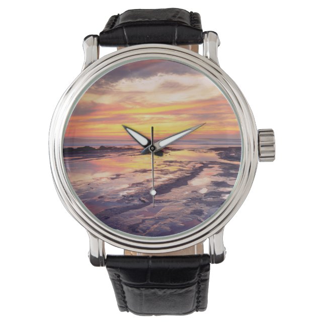 Getijdenpoelen bij Sunset Cliffs Horloge (Voorkant)