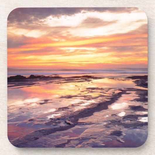 Getijdenpoelen bij Sunset Cliffs Onderzetter (Voorkant)