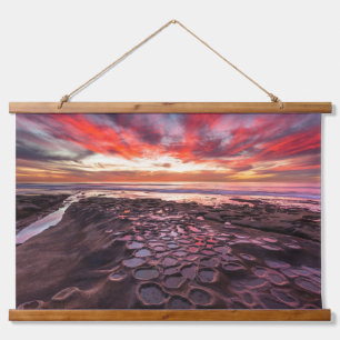 Getijdenpoelen in La Jolla, CA Hangend Wandkleed