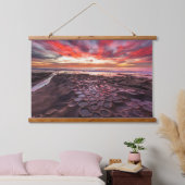 Getijdenpoelen in La Jolla, CA Hangend Wandkleed (Slaapkamer)