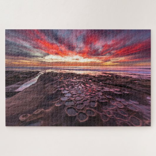 Getijdenpoelen in La Jolla, CA Legpuzzel (Horizontaal)