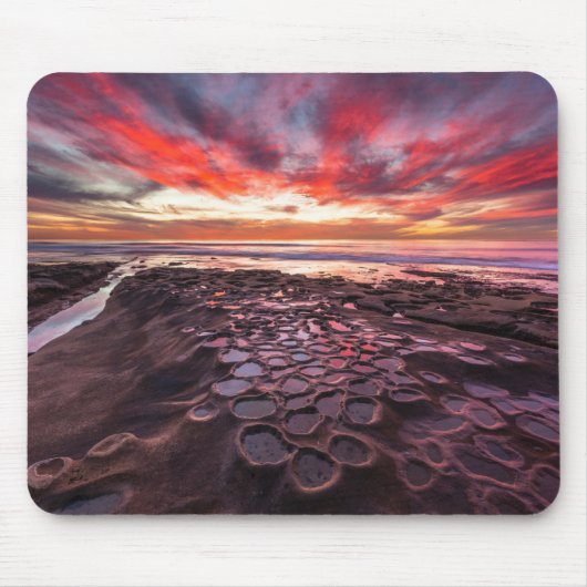 Getijdenpoelen in La Jolla, CA Muismat (Voorkant)