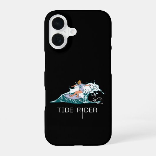 getijdenrijder iPhone 16 hoesje (Achterkant)