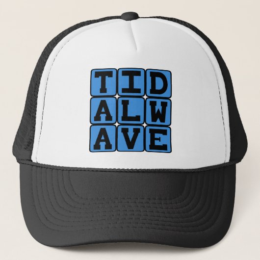 Getijdenstroom, gewelddadige tsunami trucker pet (Voorkant)