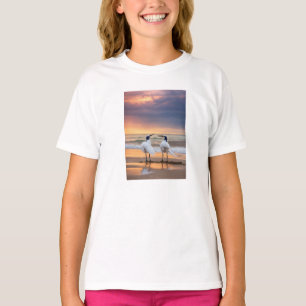 Getijde's Omarming – De Dans van de Strandvogels T-shirt