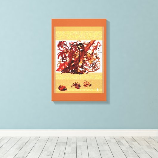 Getijdewarboel Canvas Afdruk (Insitu (Houten vloer))