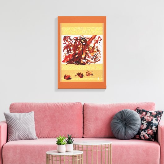 Getijdewarboel Canvas Afdruk (Insitu (Woonkamer))