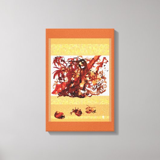 Getijdewarboel Canvas Afdruk (Voorkant)