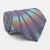 getijgerd-zwart-wervelingen stropdas (Opgerold)