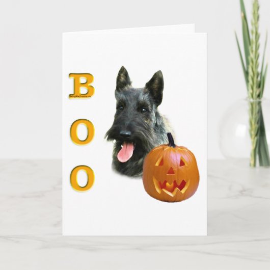Getijgerde) Boe-geroep het Schotse van Terrier ( Kaart (Voorkant)